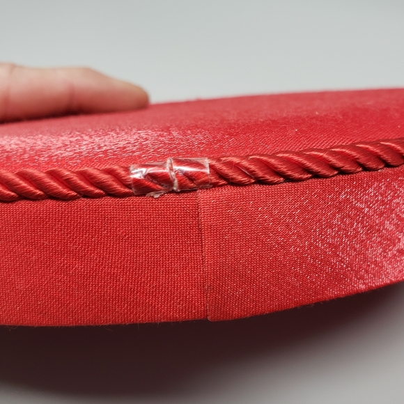 Oval-Shaped Red Storage Box - Picture 10 of 15